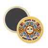 Magnet with sun design and text 'Have an awful day' on a yellow background