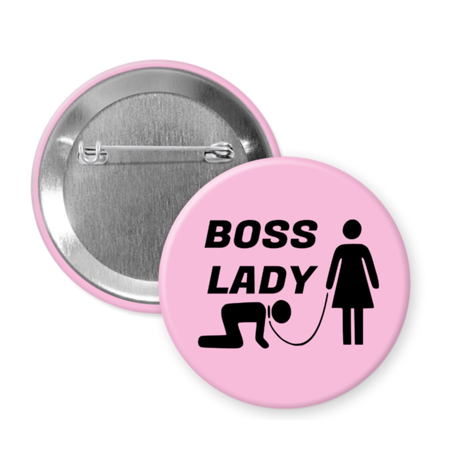 “Boss Lady” – Dominance Silhouette Button or Magnet